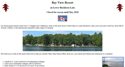 Desktop Screenshot of bayviewresort.ca